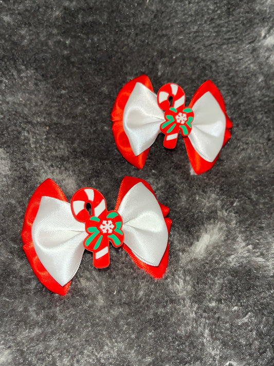 Candy Cane bows