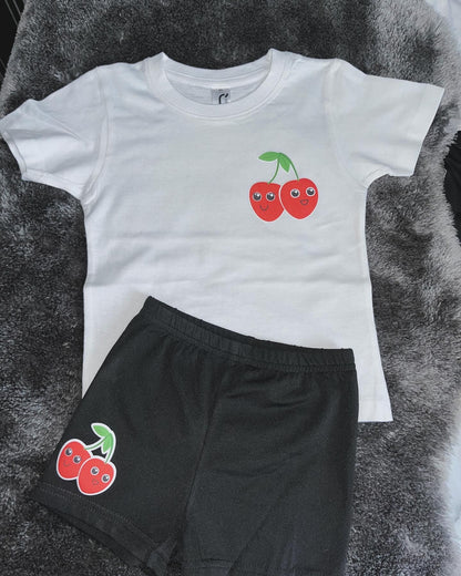 Fruit shorts sets