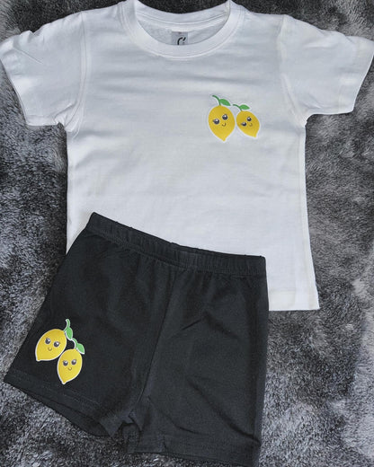 Fruit shorts sets