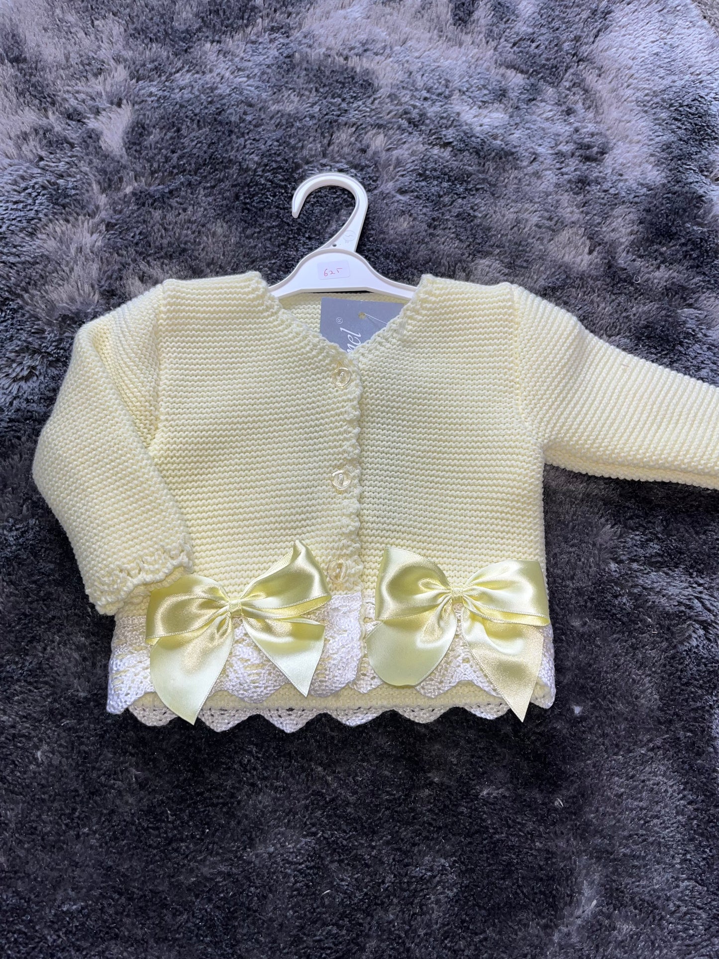 Lemon lace cardigans