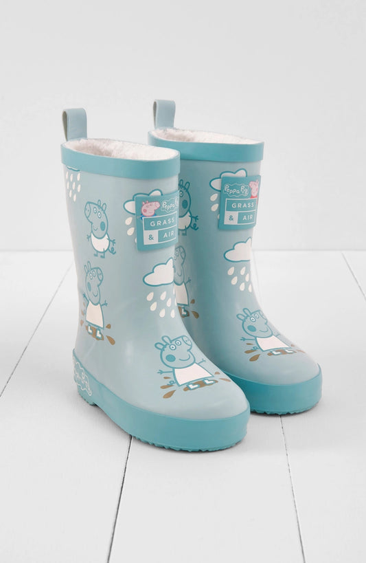 Blue peppa pig wellies