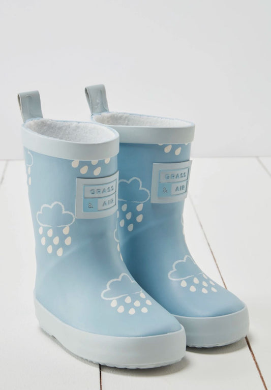 Blue wellies